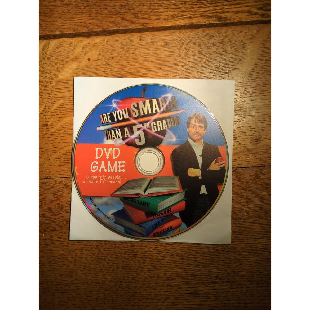Are You SMARTER Than a 5th Grader DVD Game - 2007 - Disc Only